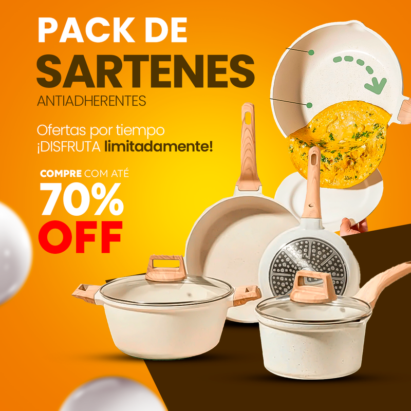 PACK DE SARTENES ANTIADHERENTES