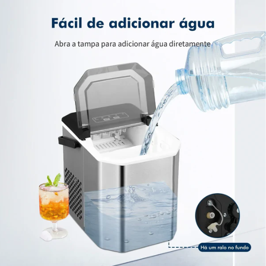 Smartice - Maquina de Gelo Portátil - Exclusividade Black Friday Decora Lar