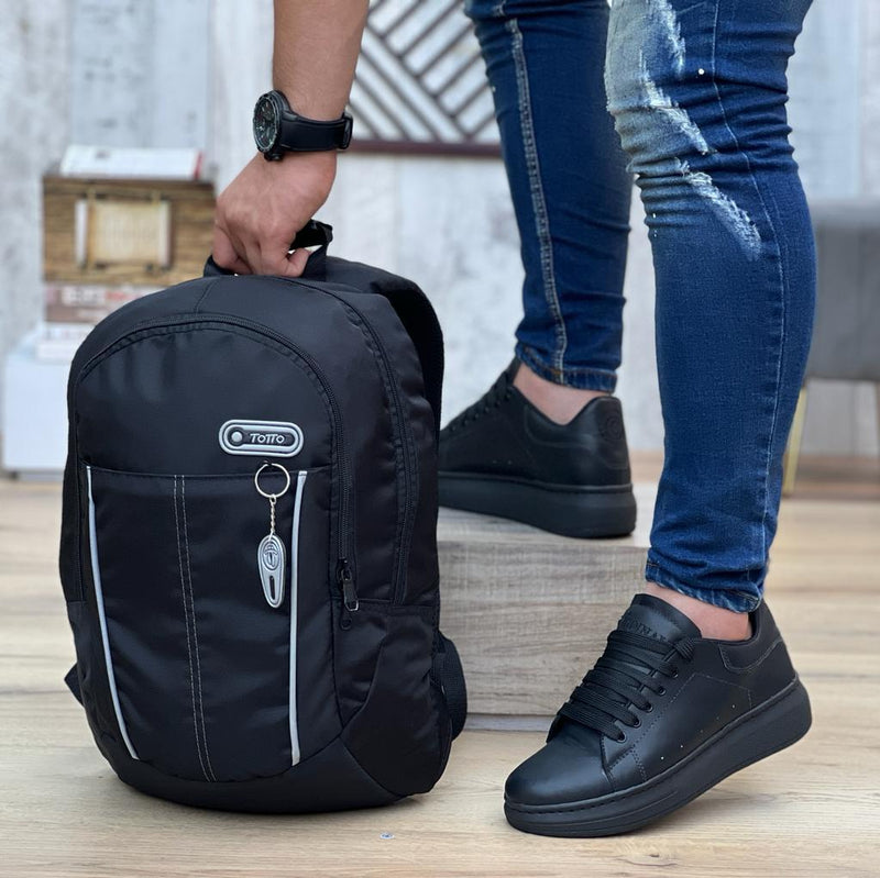 Combo Zapatos en Cuero + Morral Escolar, Unisex