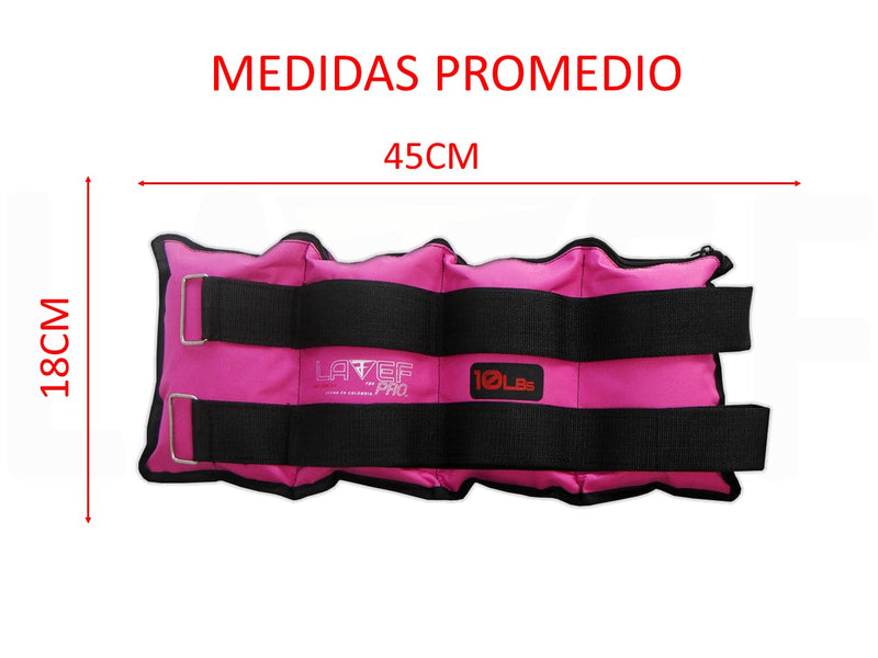 Kit Pesas Tobilleras Graduables 10k (20lbs) Deporte-fitness.