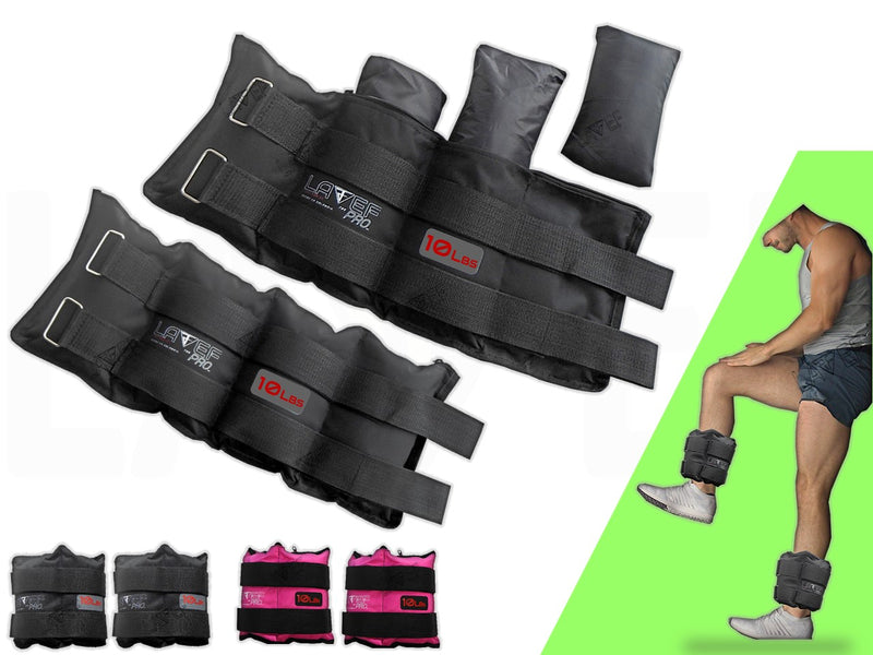 Kit Pesas Tobilleras Graduables 10k (20lbs) Deporte-fitness.