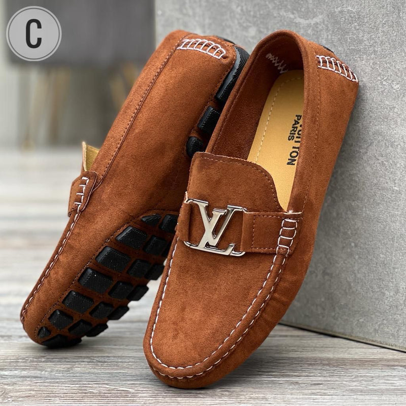 Mocasin Louis Vuiton, Zapatos Hombre, Mocasin Gamuza