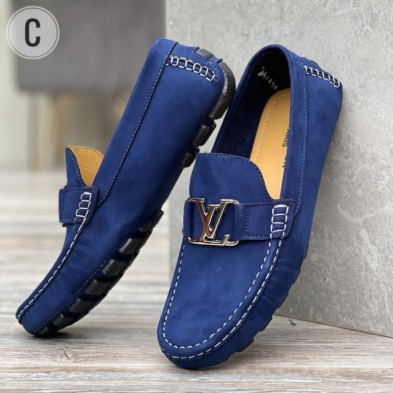 Mocasin Louis Vuiton, Zapatos Hombre, Mocasin Gamuza