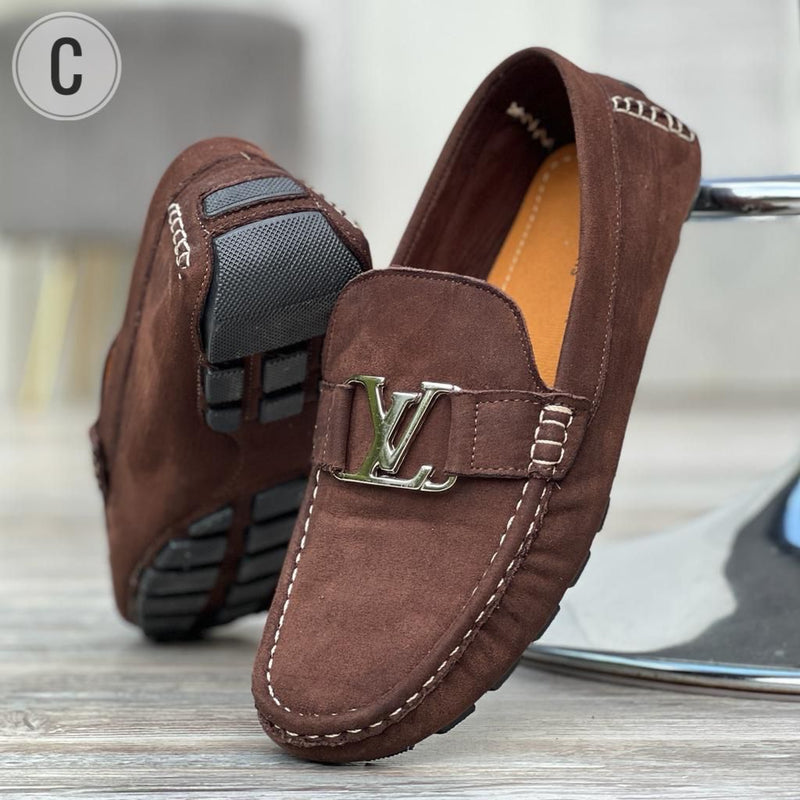 Mocasin Louis Vuiton, Zapatos Hombre, Mocasin Gamuza