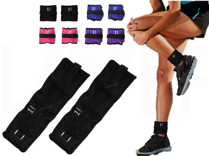 Pesas Tobilleras Kit 2 Pesas 1k (2 Libras) Deporte-fitness