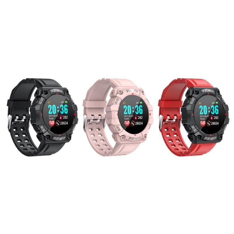 Reloj Deportivo SmartWatch FD68 + Audifonos Airdots Con Pantalla Caja Azul