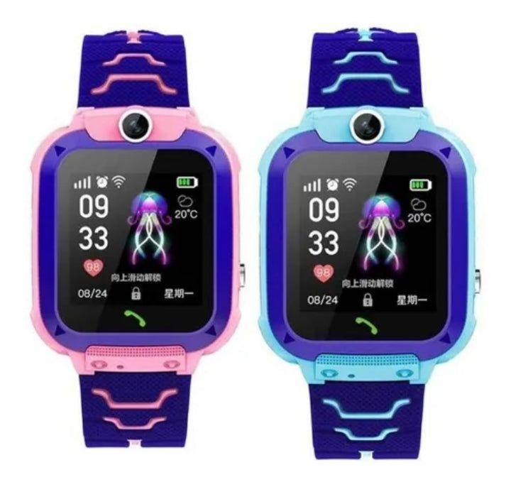 Reloj Inteligente Para Niños Gps Cámara Táctil Q12