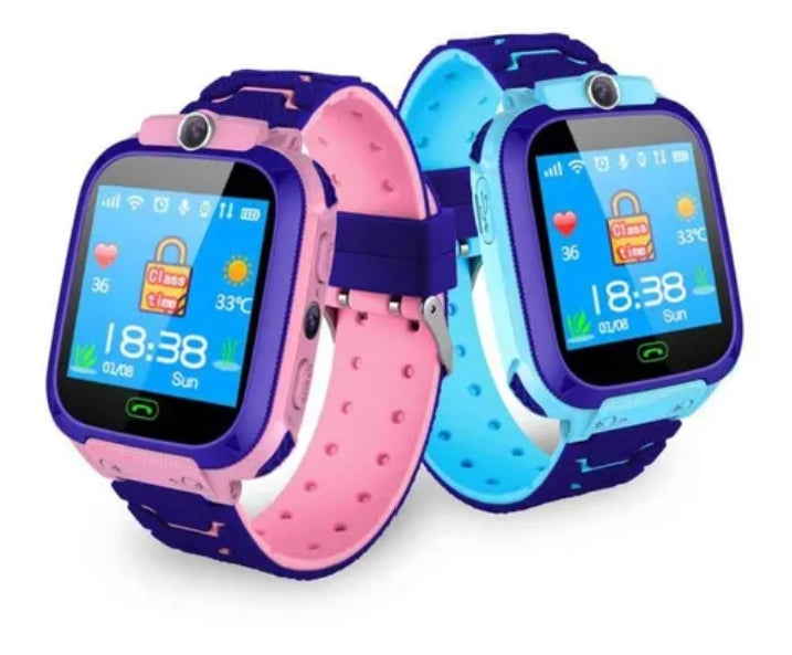 Reloj Inteligente Para Niños Gps Cámara Táctil Q12