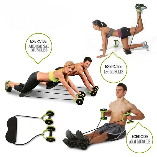 Revoflex Xtreme Rueda Para Ejercicios Fitness Tonificador 6 Niveles