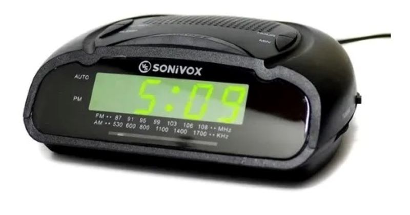 Radio Reloj Sonivox Vs-rc757 Am Fm Despertador Alarma Digital