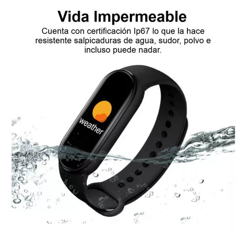 Smart Band Reloj Inteligente Pulsera Sport Fitness Watch M7