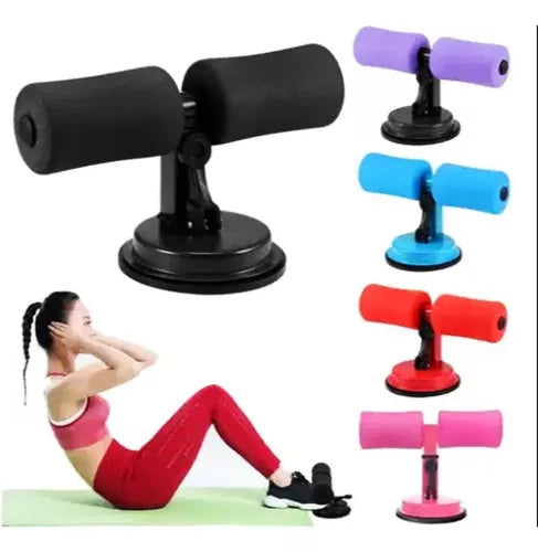 Soporte Piso Barra Abdominal Multifunción Fitness