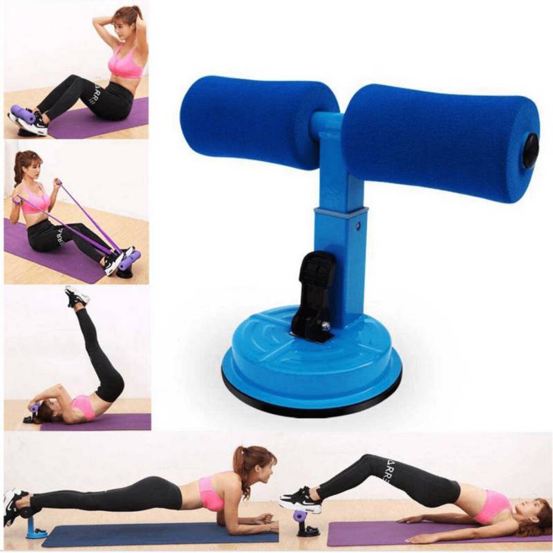 Soporte Piso Barra Abdominal Multifunción Fitness