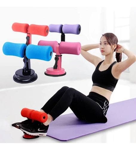 Soporte Piso Barra Abdominal Multifunción Fitness